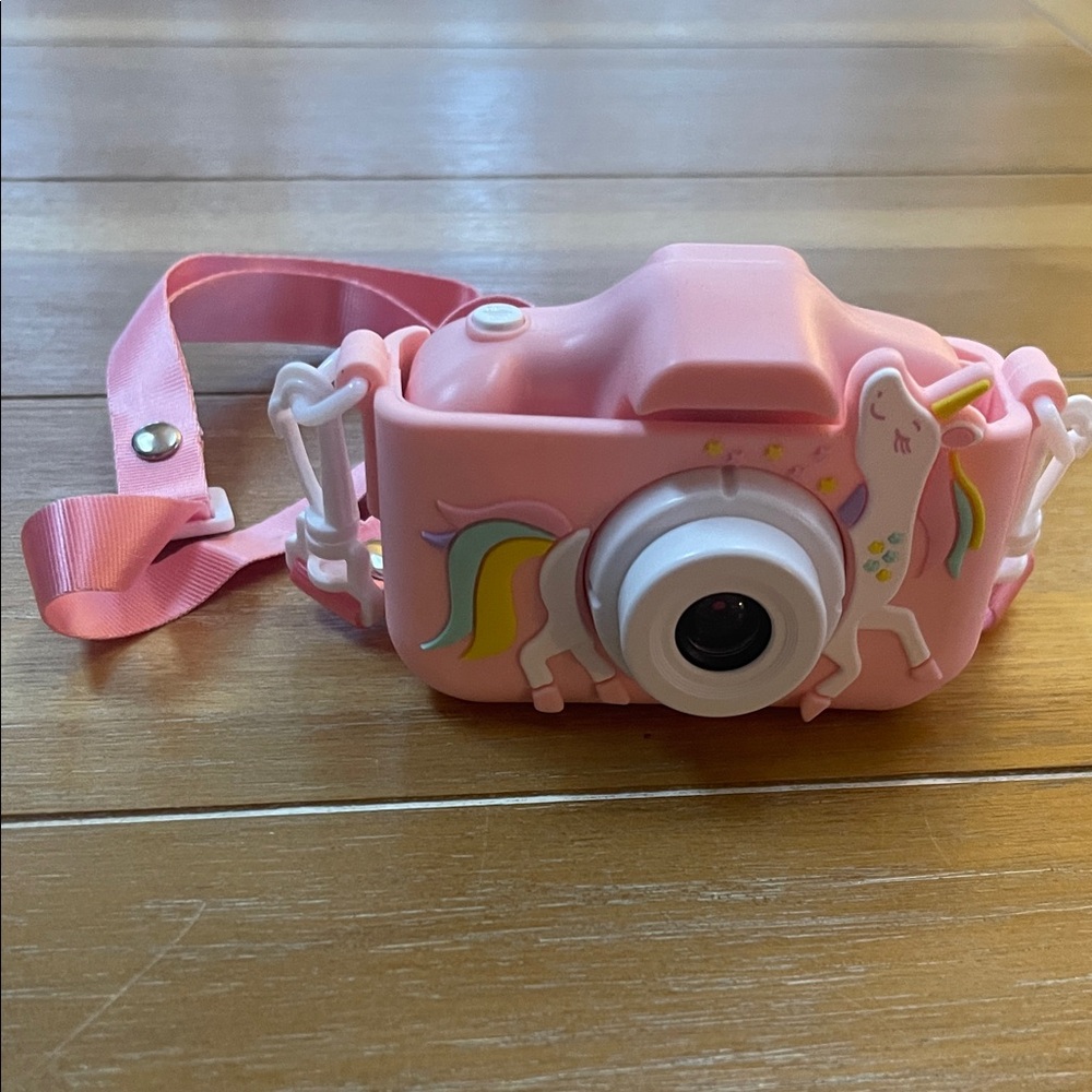 Pink Unicorn Toy Camera
